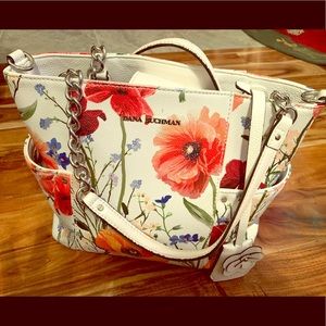 Dana Buchman floral purse